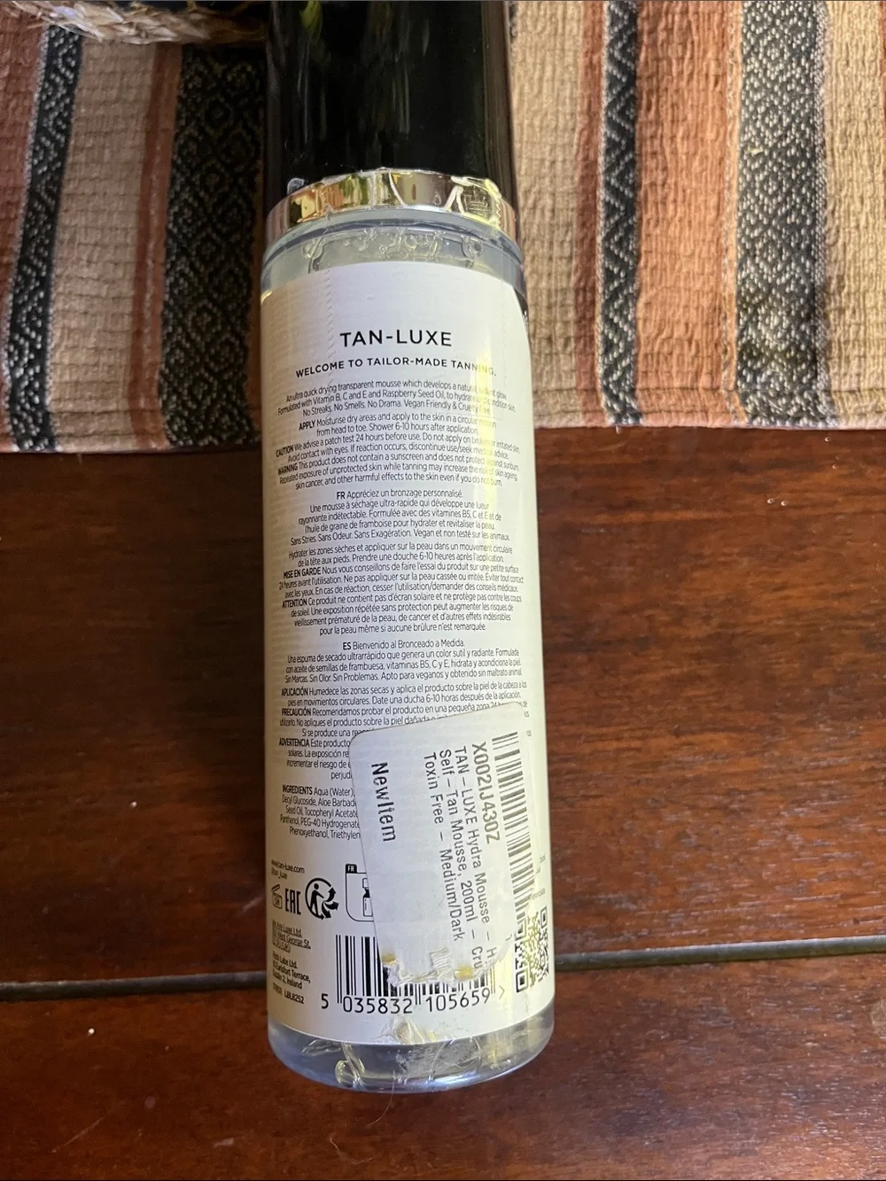TAN-LUXE Hydra Mousse Hydrating Self Tan Mousse Medium/Dark